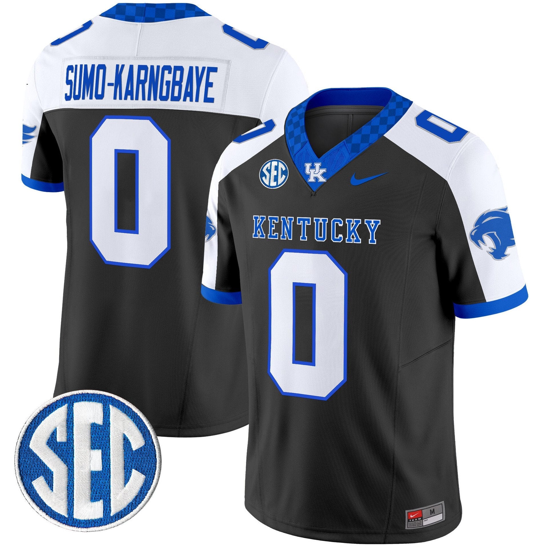 Sumo-Karngbaye Jersey #0 Kentucky Wildcats 2025 Limited Stitched