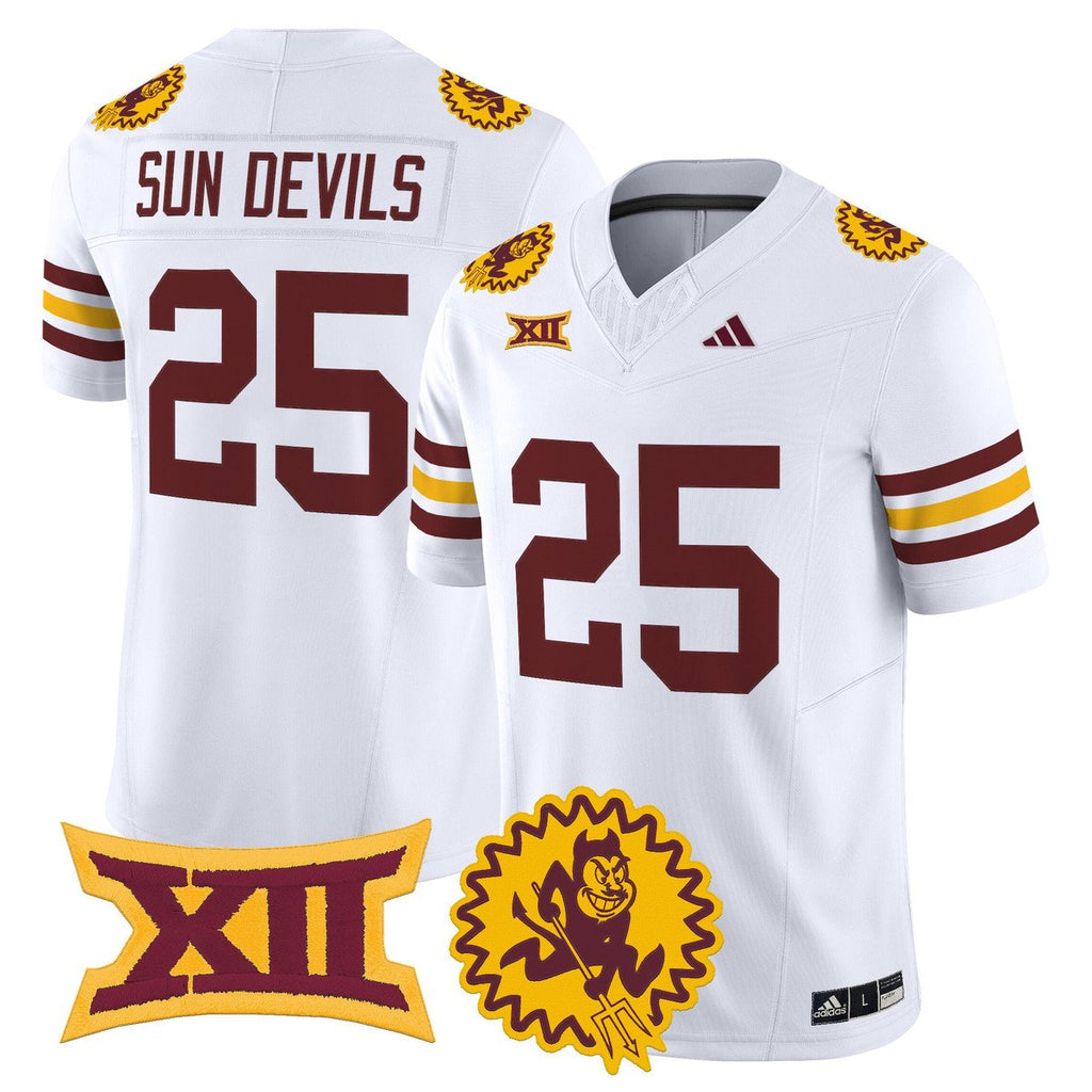 Sun Devils Jersey #25 Arizona State 1975 Throwback Limited Stitched
