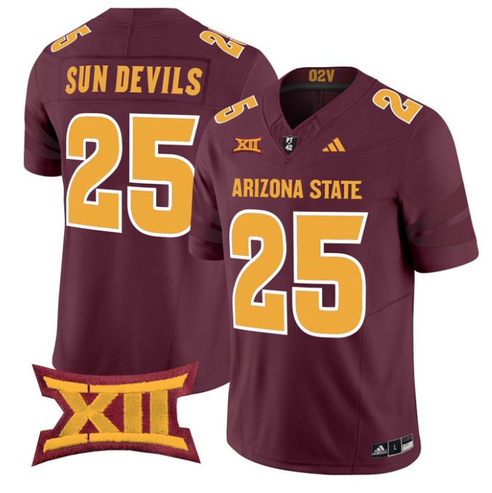 Sun Devils Jersey #25 Arizona State Sun Devils 2025 Limited Stitched