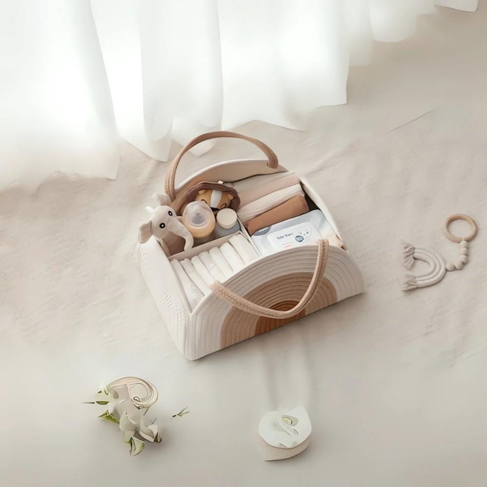 Neutral Tone Baby Storage Organizer