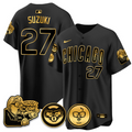 Suzuki Seiya Jersey #27 Chicago Cubs Harry Caray Holy Cow Patch Premier Limited Stitched