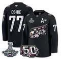 T.J. Oshie Jersey #77 Washington Capitals 50th 2018 Stanley Cup Champions Patch