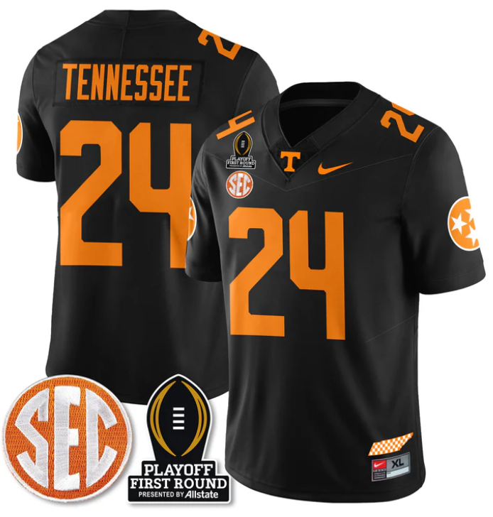 Tennessee Jersey #24 Tennessee Vols Playoff First Round Patch