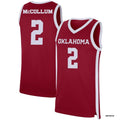 TJavian McCollum Jersey #2 Oklahoma Sooners College Basketball White