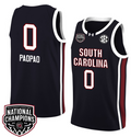 Te-Hina Paopao Jersey #0 South Carolina Gamecocks 2024 NCAA Basketball National Champions Black
