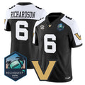 Tre Richardson Jersey #6 Vanderbilt Commodores 2025 ReliaQuest Bowl Stitched