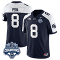 Trebor Pena Jersey #8 Penn State 2025 Pinstripe Bowl Champions Stitched