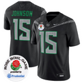 Tez Johnson Jersey #15 Oregon Ducks Rose Bowl Patch Vapor Limited V2