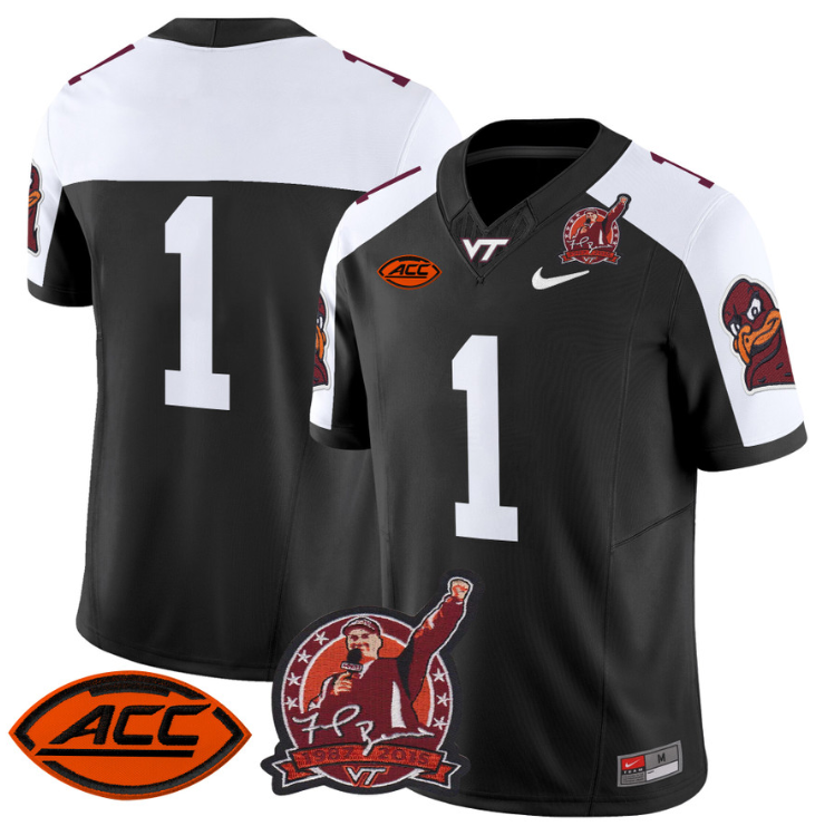 The Team Jersey #1 Virginia Tech Hokies Coach Frank Beamer