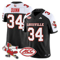 TJ Quinn Jersey #34 Louisville Cardinals 1980s Throwback Stitched
