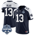 Tony Rojas Jersey #13 Penn State 2025 Pinstripe Bowl Champions Stitched