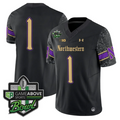 Team Jersey #1 Northwestern Wildcats 2025 GameAbove Sports Bowl Stitched