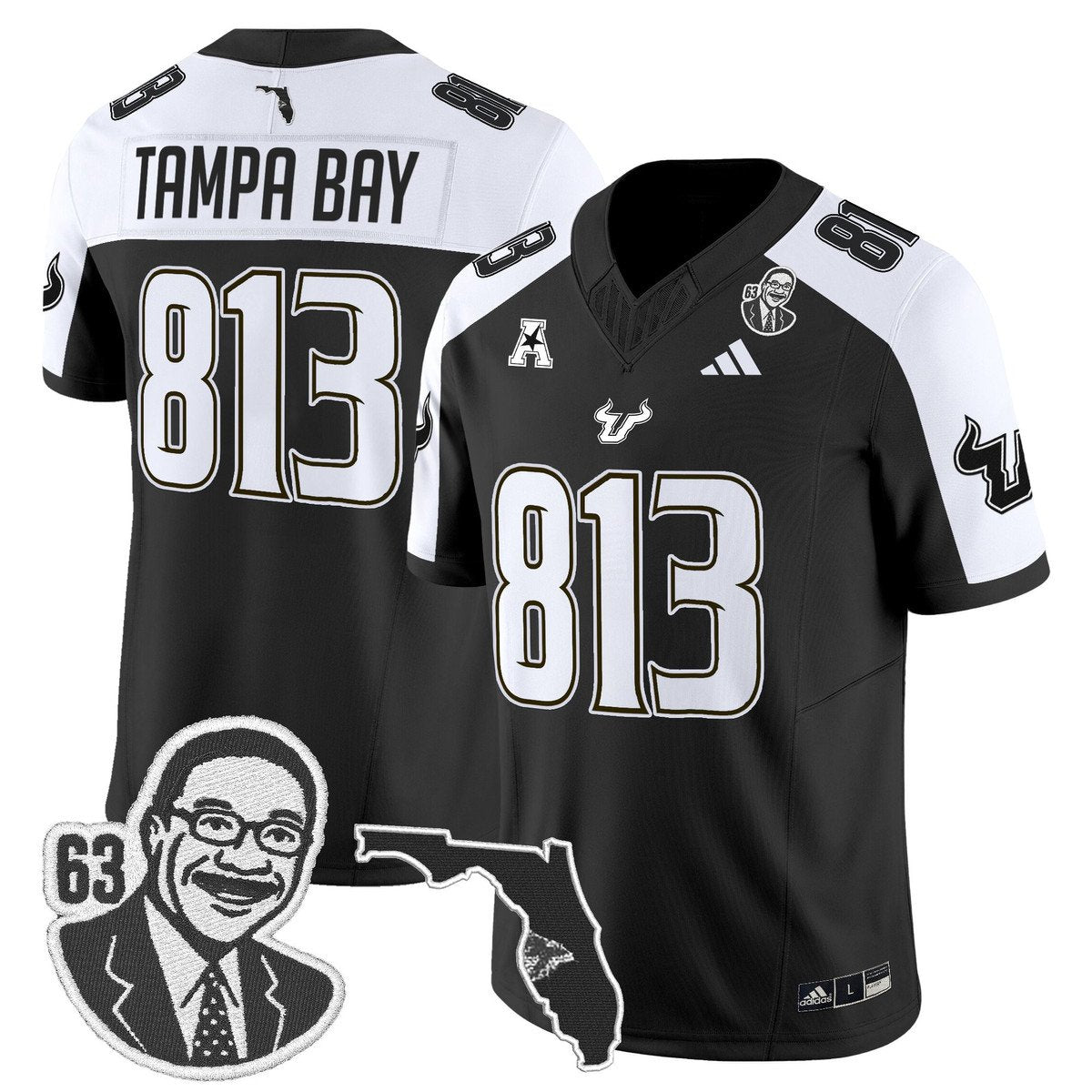 Tampa Bay Jersey #813 South Florida Bulls Lee Roy Selmon Legacy Stitched