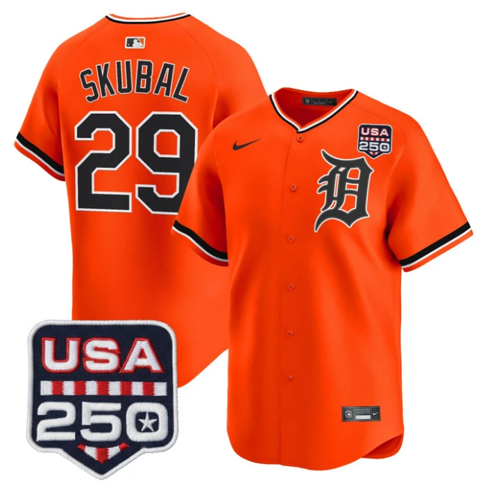 Tarik Skubal Jersey #29 Detroit Tigers 2026 Alternate Limited Stitched Black