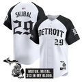 Tarik Skubal Jersey #29 Detroit Tigers Old English Edition Stitched