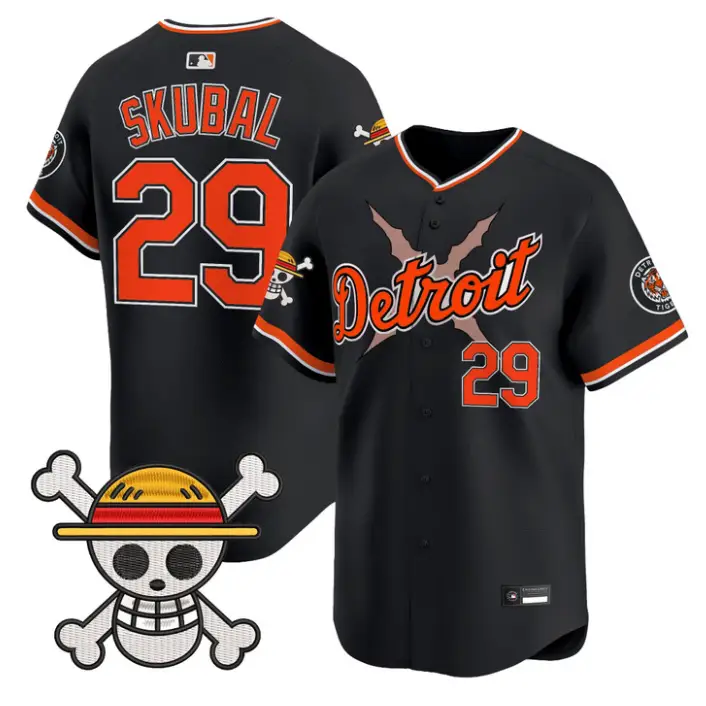 Tarik Skubal Jersey #29 Detroit Tigers One Piece Premier Stitched