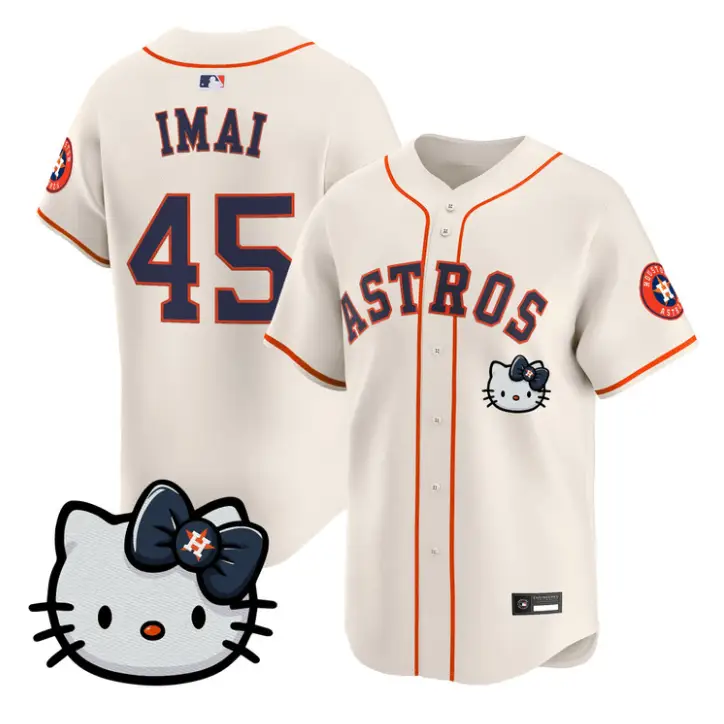 Tatsuya Imai Jersey #45 Houston Astros Hello Kitty Premier Stitched
