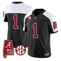 Team Jersey #1 Alabama Crimson 2026 SEC Patch Stitched