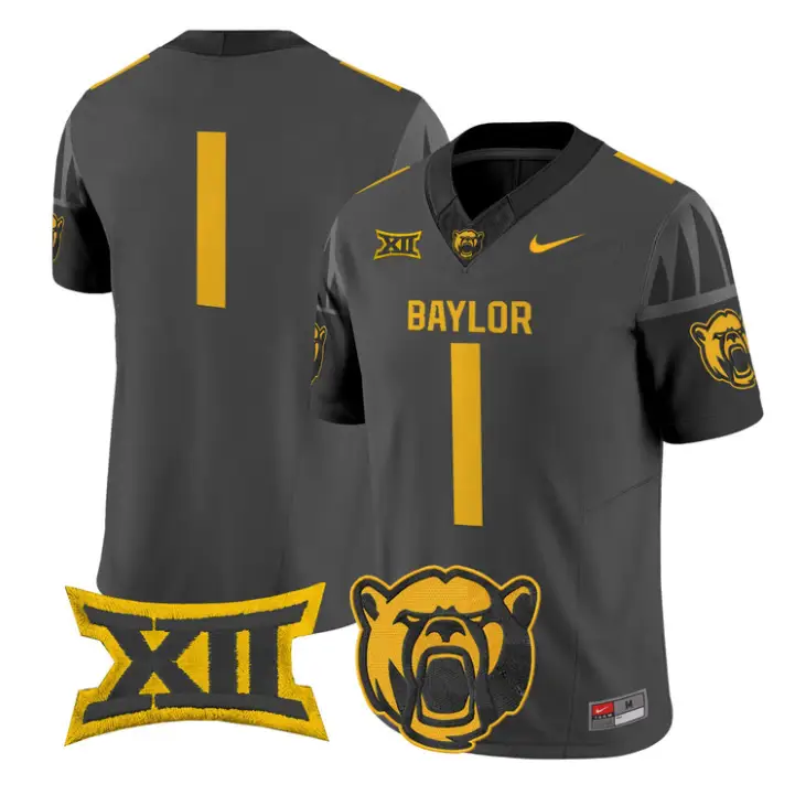 Team Jersey #1 Baylor Bears 2026 Vapor Limited Stitched