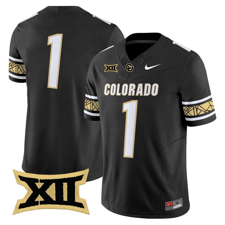 Team Jersey #1 Colorado Buffaloes 2025 Vapor Limited V2 Stitched