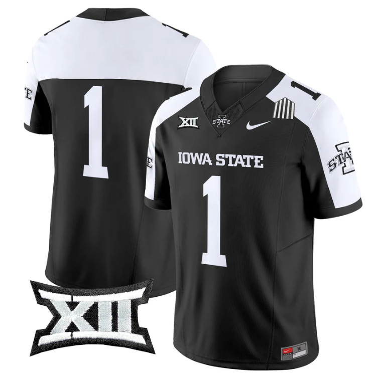 Team Jersey #1 Iowa State Cyclones 2025 Vapor Limited Stitched