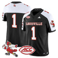 Team Jersey #1 Louisville Cardinals 1980s Throwback Limited Stitched