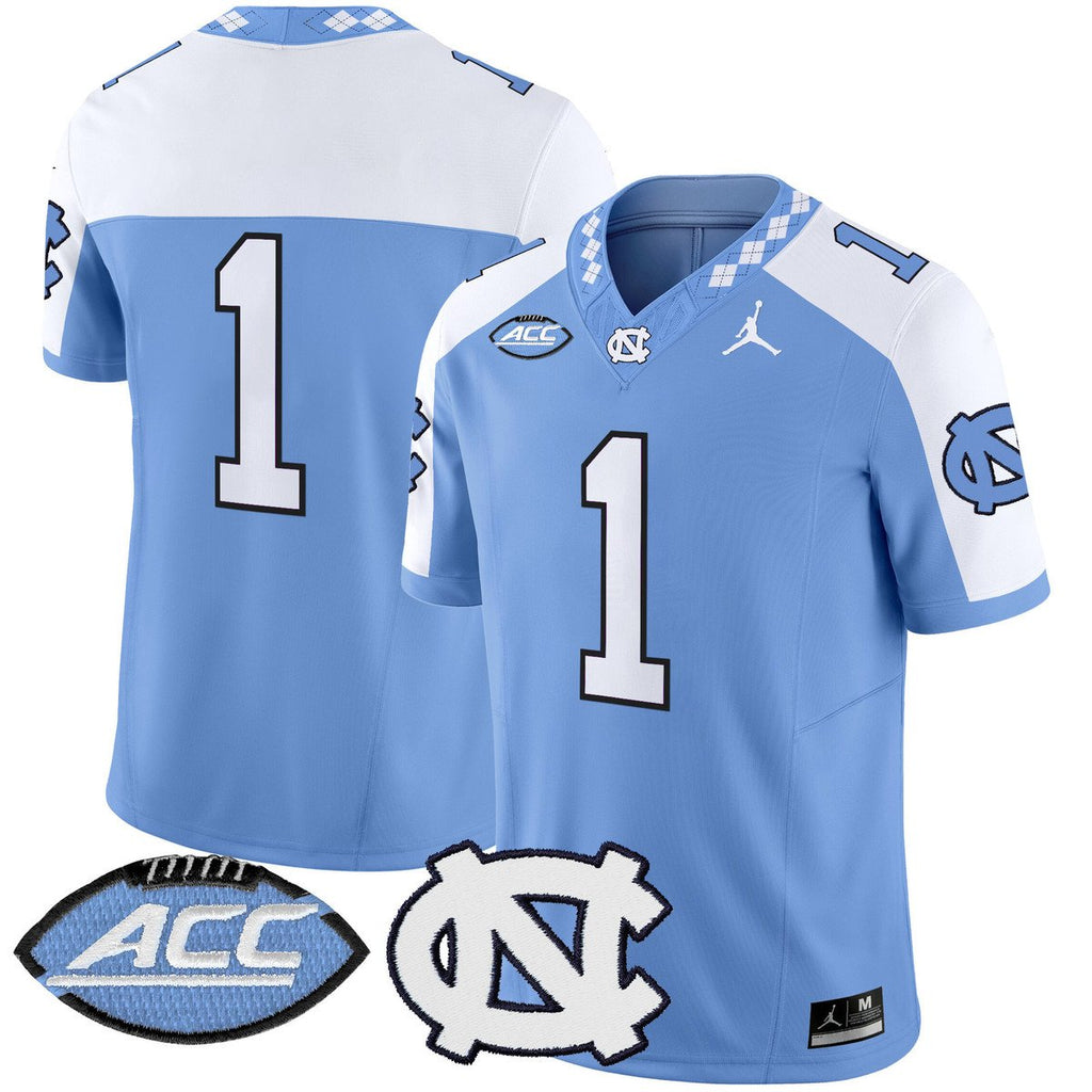 Team Jersey #1 North Carolina Tar Heels 2025 Vapor Limited Stitched
