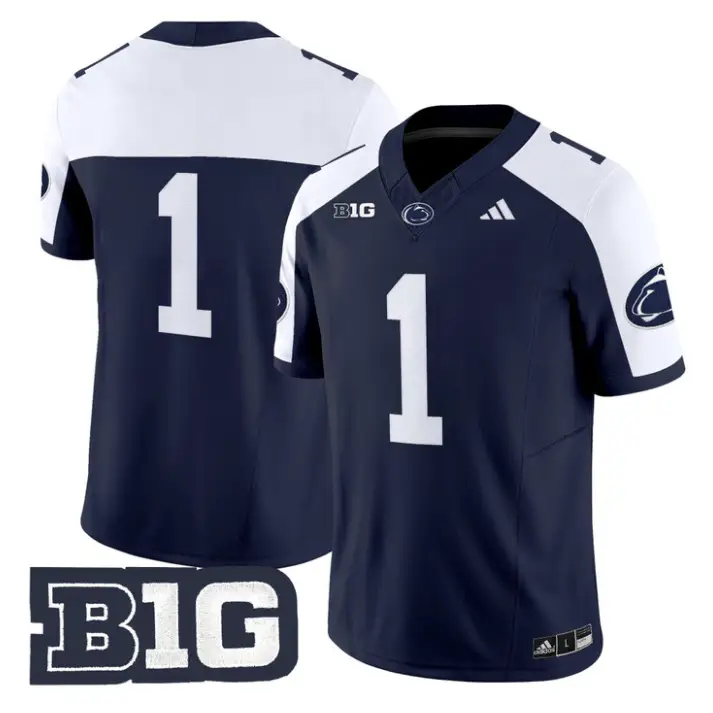 Team Jersey #1 Penn State Nittany 2026 Limited Stitched