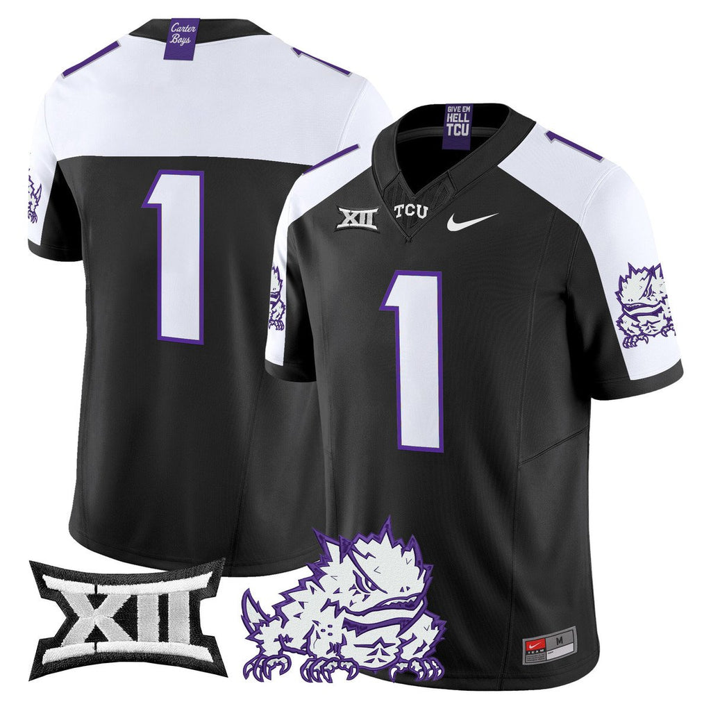 Team Jersey #1 TCU Horned Frogs 2025 Vapor Limited Stitched
