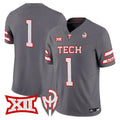 Team Jersey #1 Texas Tech Red Raiders Too Cold Vapor Limited Stitched