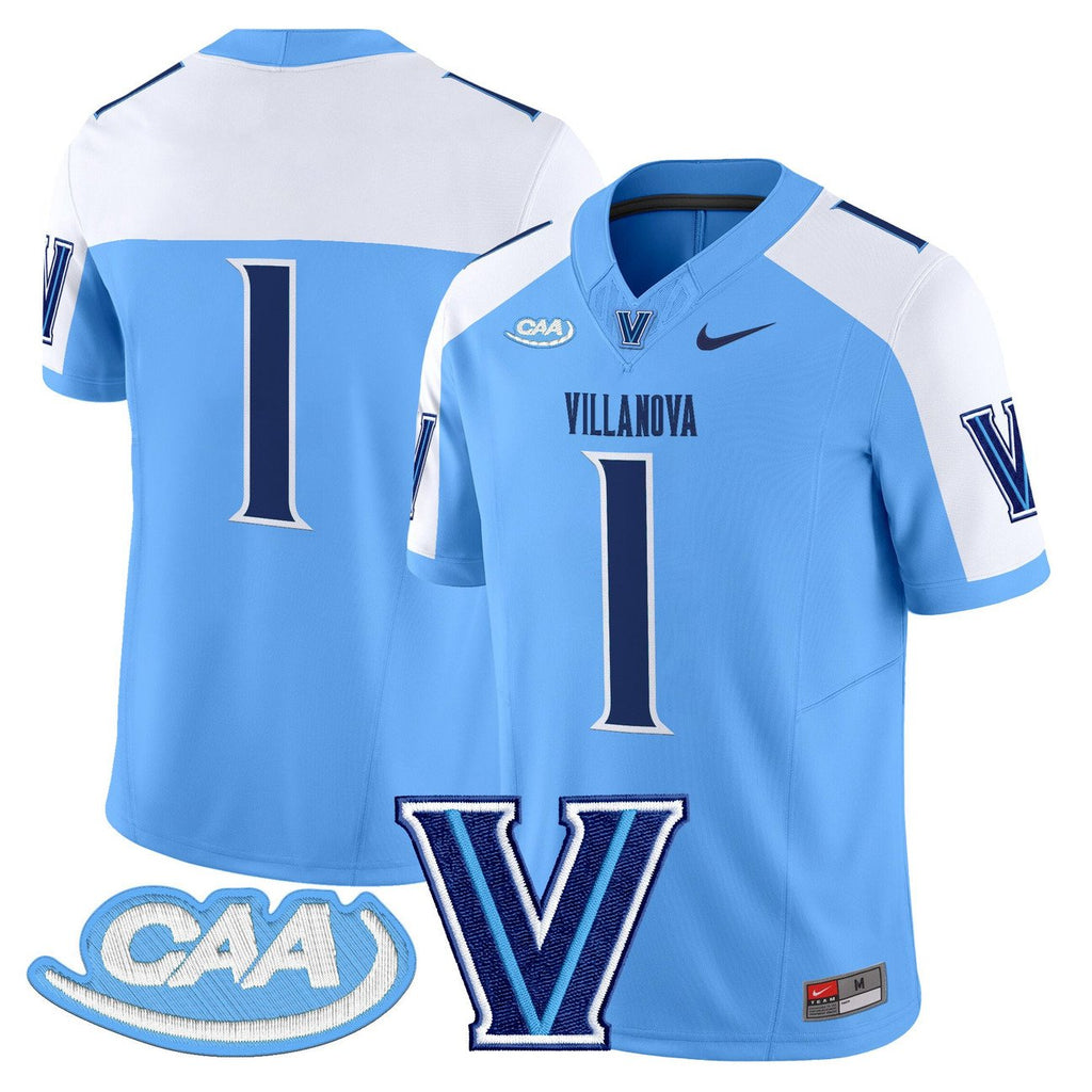 Team Jersey #1 Villanova Wildcats 2025 Vapor Limited Stitched