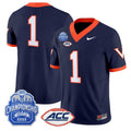 Team Jersey #1 Virginia Cavaliers 2025 ACC Championship Stitched