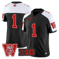 Team Jersey #1 Wisconsin Badgers Throwback Stitched