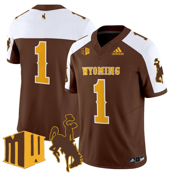 Team Jersey #1 Wyoming Cowboys 2025 Vapor Limited Stitched