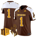 Team Jersey #1 Wyoming Cowboys 2025 Vapor Limited Stitched