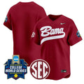 Team Jersey Blank  Alabama Softball 2026 World Series Stitched