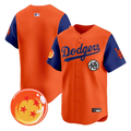Team Jersey Blank Dodgers Dragon Ball Vapor Premier Stitched