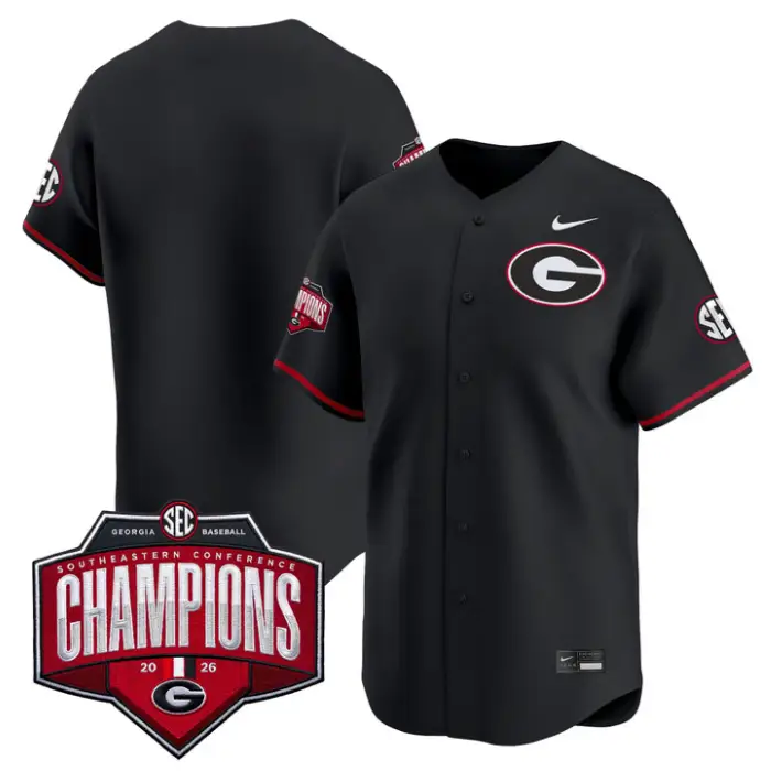 Team Jersey Blank Georgia Bulldogs Southeastern Champions 2026 Stitched
