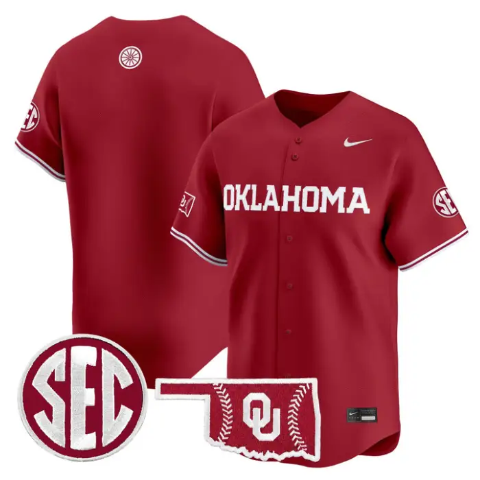 Team Jersey Blank Oklahoma Sooners Baseball 2026 Vapor Stitched