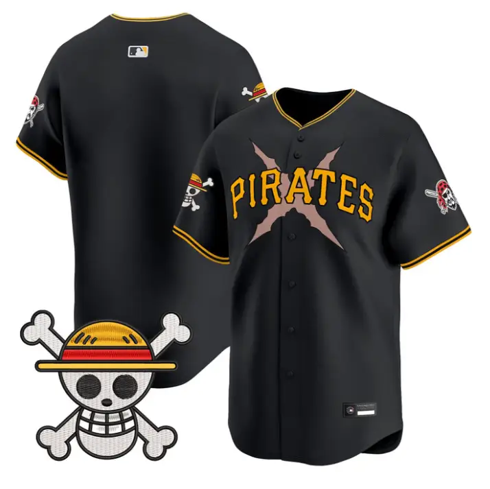 Team Jersey Blank Pittsburgh Pirates One Piece Premier Stitched
