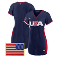Team Jersey Blank Team USA 2026 World Baseball Dress Stitched