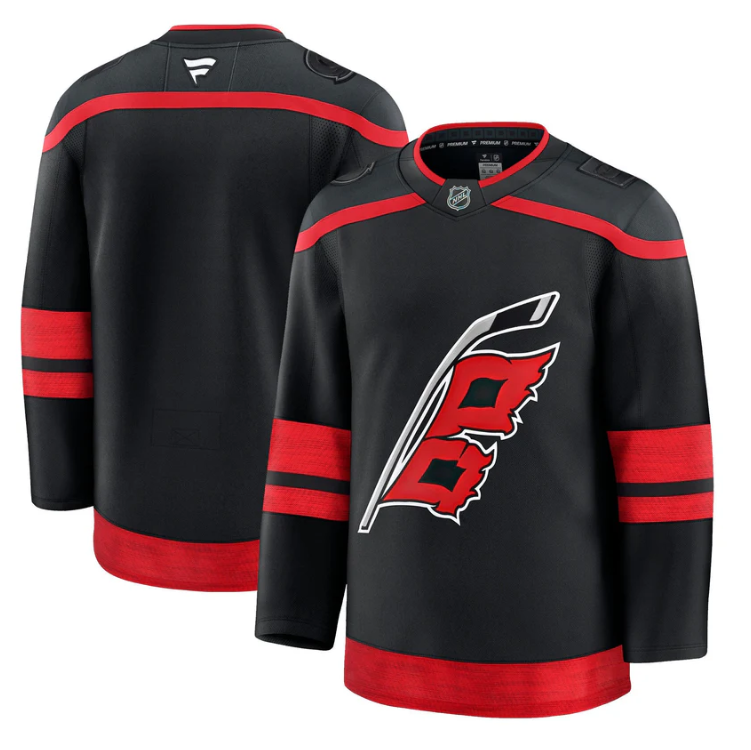 Team Jersey Carolina Hurricanes 2025 - 26 Premium Stitched