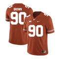 Texas Longhorn #90 Malcom Brown College Football Jersey Stitched Orange
