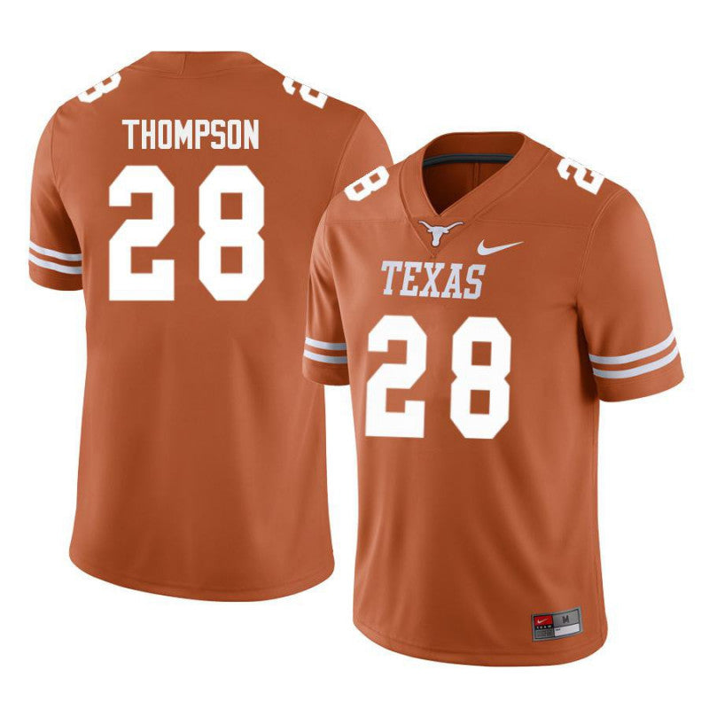Texas Longhorns #28 Jerrin Thompson College Football Jersey Stitched