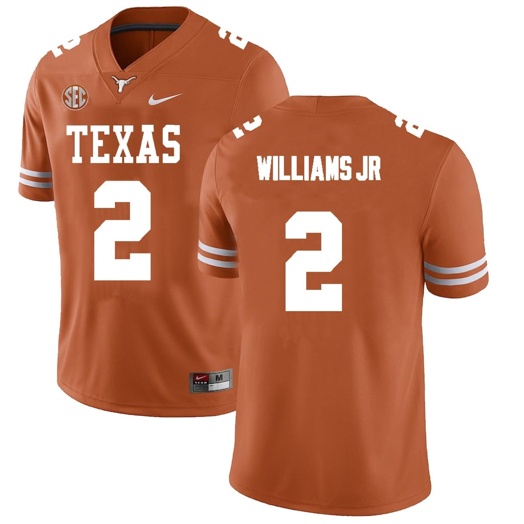 Texas Longhorns #2 Derek Williams Jr. College Football Jersey Stitched