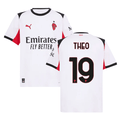 Tijjani Reijnders 14 AC Milan 2025-26 Home Match Jersey – Black Red