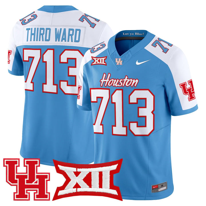 Third Ward Jersey #713 Houston Cougars 2025 Oilers Inspired Stitched Alter
