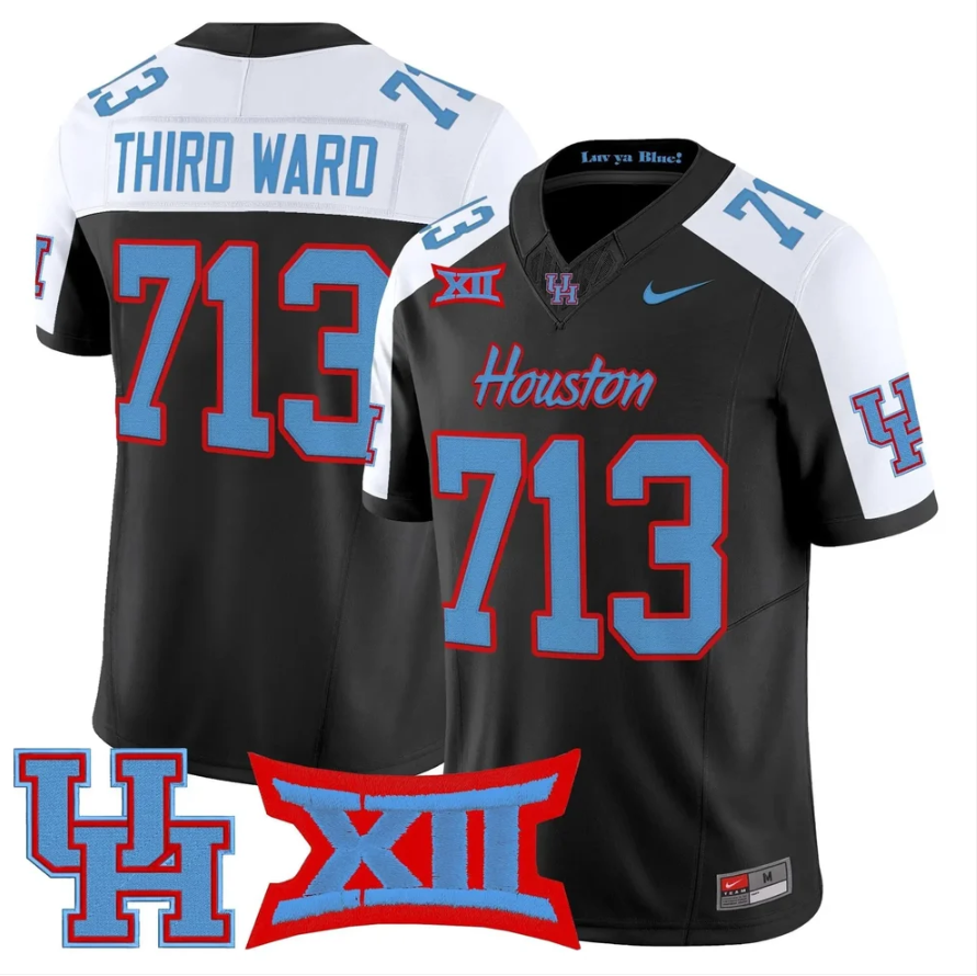 Third Ward Jersey #713 Houston Cougars 2026 Vapor Limited Stitched
