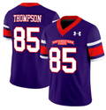 Thompson #85 Football Purple Jersey - All Stitched