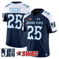 Tigers Jersey #25 Jackson State Tigers 2025 Vapor V2 Limited Stitched